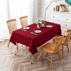 Mantel impermeable de jacquard monocromático