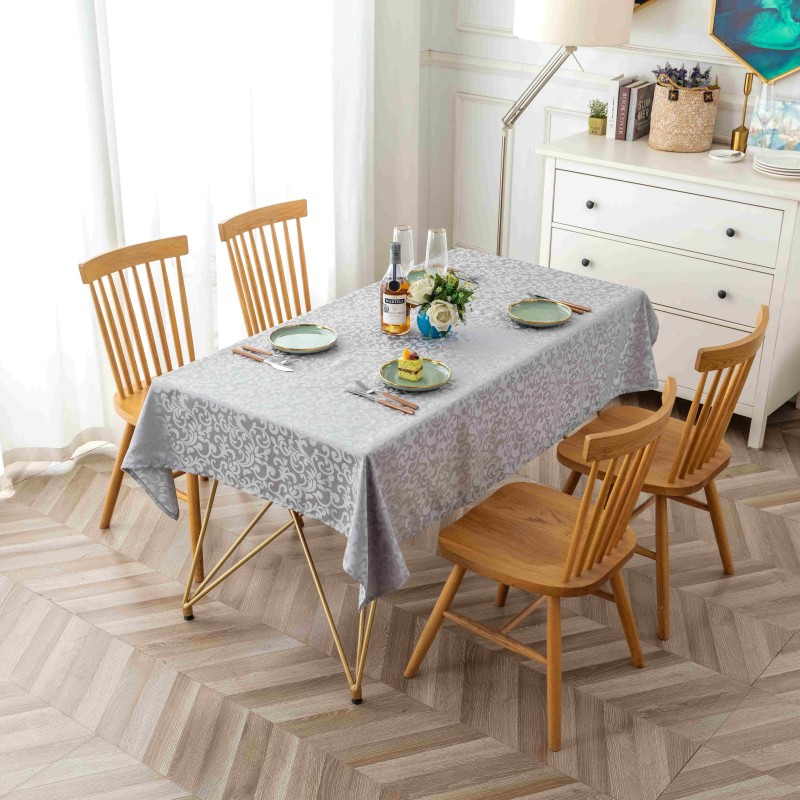 Mantel impermeable de jacquard monocromático