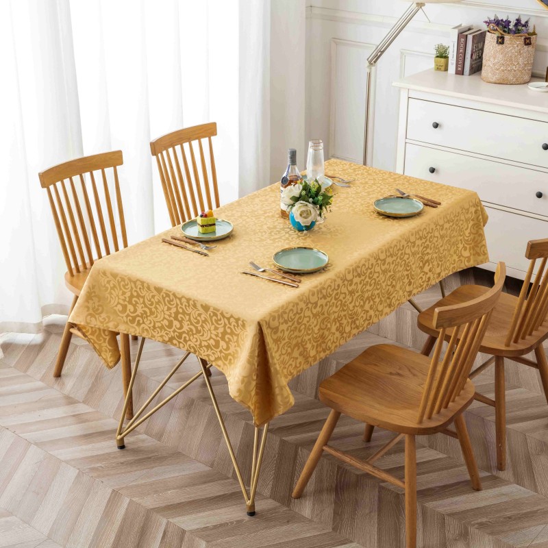 Mantel impermeable de jacquard monocromático