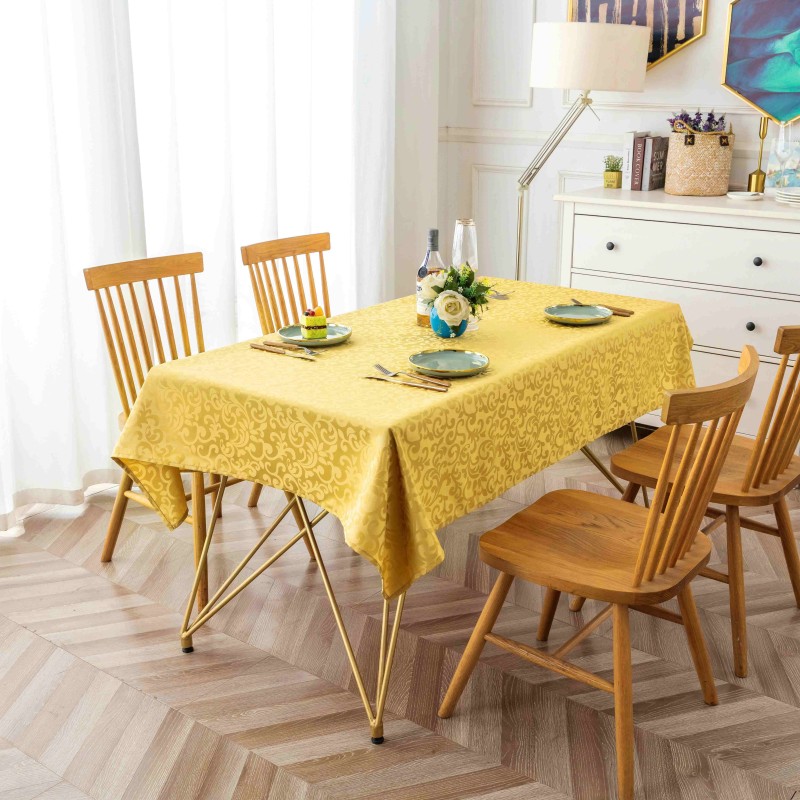 Mantel impermeable de jacquard monocromático
