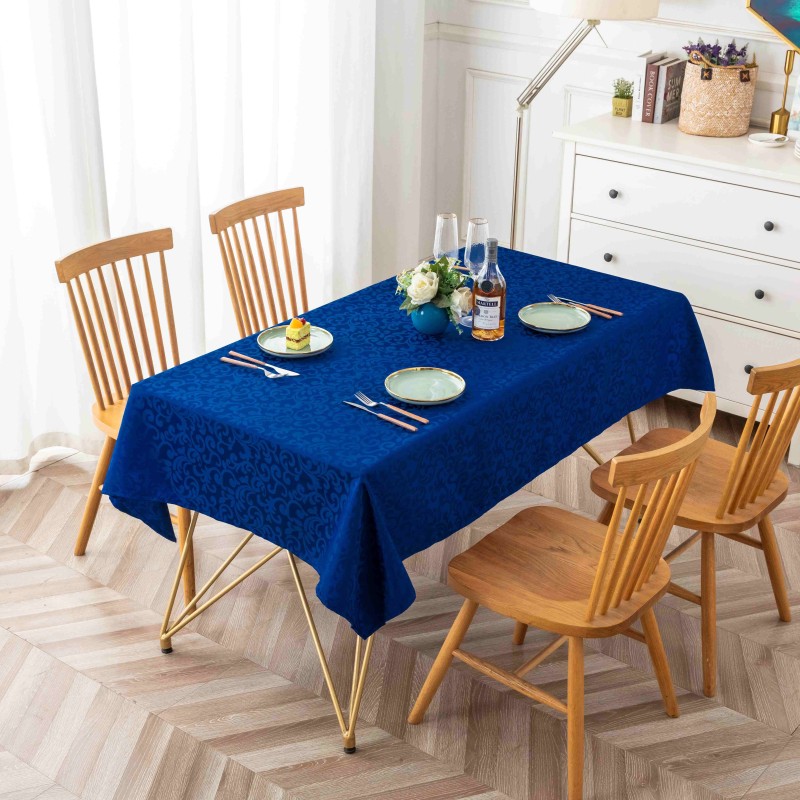 Mantel impermeable de jacquard monocromático